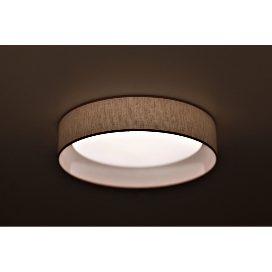 Duolla - LED Laevalgusti ROLLER LED/24W/230V d. 45 cm beež