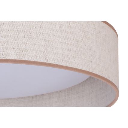 Duolla - LED Laevalgusti ROLLER LED/24W/230V d. 45 cm beež
