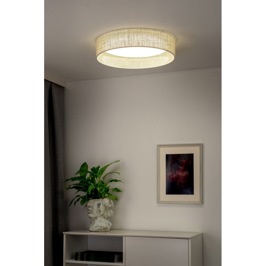 Duolla - LED Laevalgusti ROLLER LED/24W/230V d. 45 cm beež