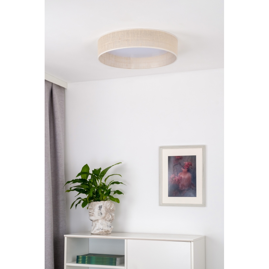 Duolla - LED Laevalgusti ROLLER LED/24W/230V d. 45 cm beež