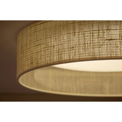 Duolla - LED Laevalgusti ROLLER LED/24W/230V d. 45 cm beež