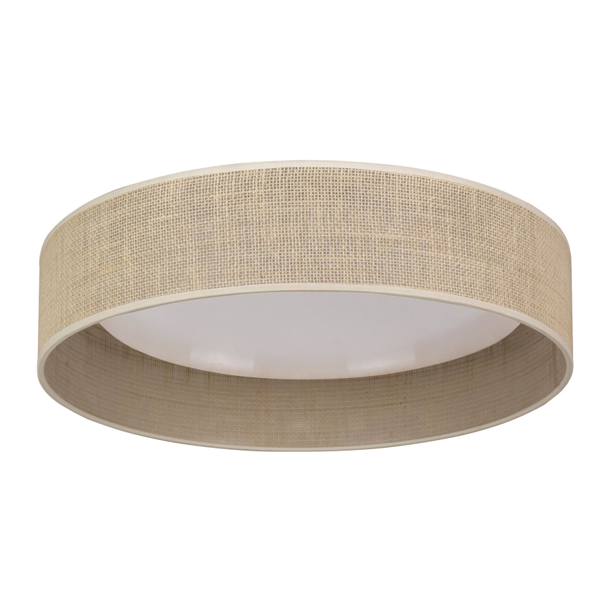 Duolla - LED Laevalgusti ROLLER LED/24W/230V d. 45 cm beež