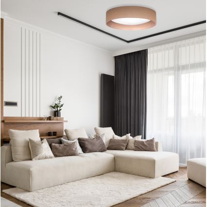 Duolla - LED Laevalgusti ROLLER LED/24W/230V d. 45 cm helepruun