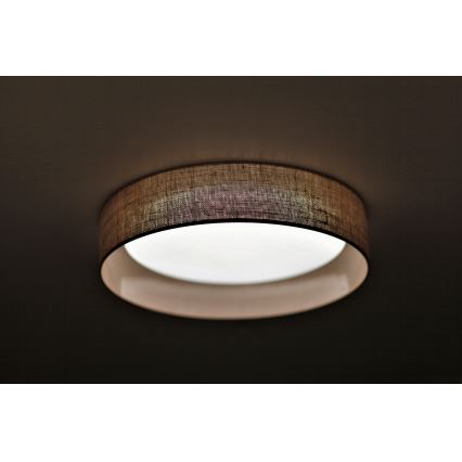 Duolla - LED Laevalgusti ROLLER LED/24W/230V d. 45 cm helepruun