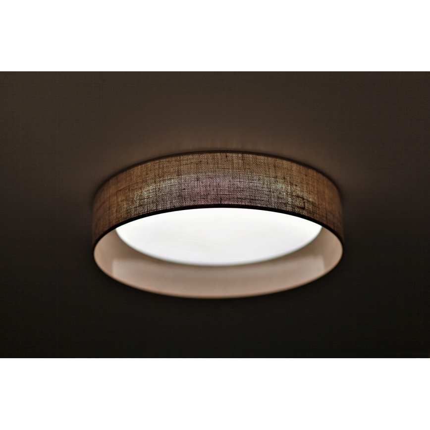 Duolla - LED Laevalgusti ROLLER LED/24W/230V d. 45 cm helepruun