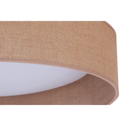Duolla - LED Laevalgusti ROLLER LED/24W/230V d. 45 cm helepruun