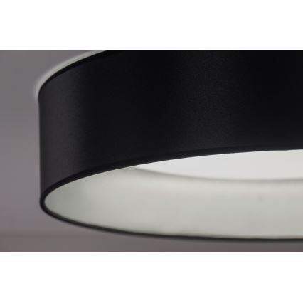 Duolla - LED Laevalgusti ROLLER LED/24W/230V d. 45 cm must/hõbedane