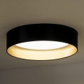 Duolla - LED Laevalgusti ROLLER LED/24W/230V d. 45 cm must/kuldne