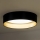 Duolla - LED Laevalgusti ROLLER LED/24W/230V d. 45 cm must/kuldne