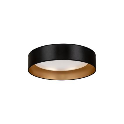 Duolla - LED Laevalgusti ROLLER LED/24W/230V d. 45 cm must/kuldne