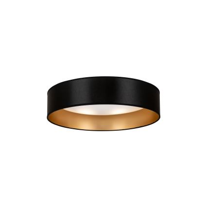 Duolla - LED Laevalgusti ROLLER LED/24W/230V d. 45 cm must/kuldne