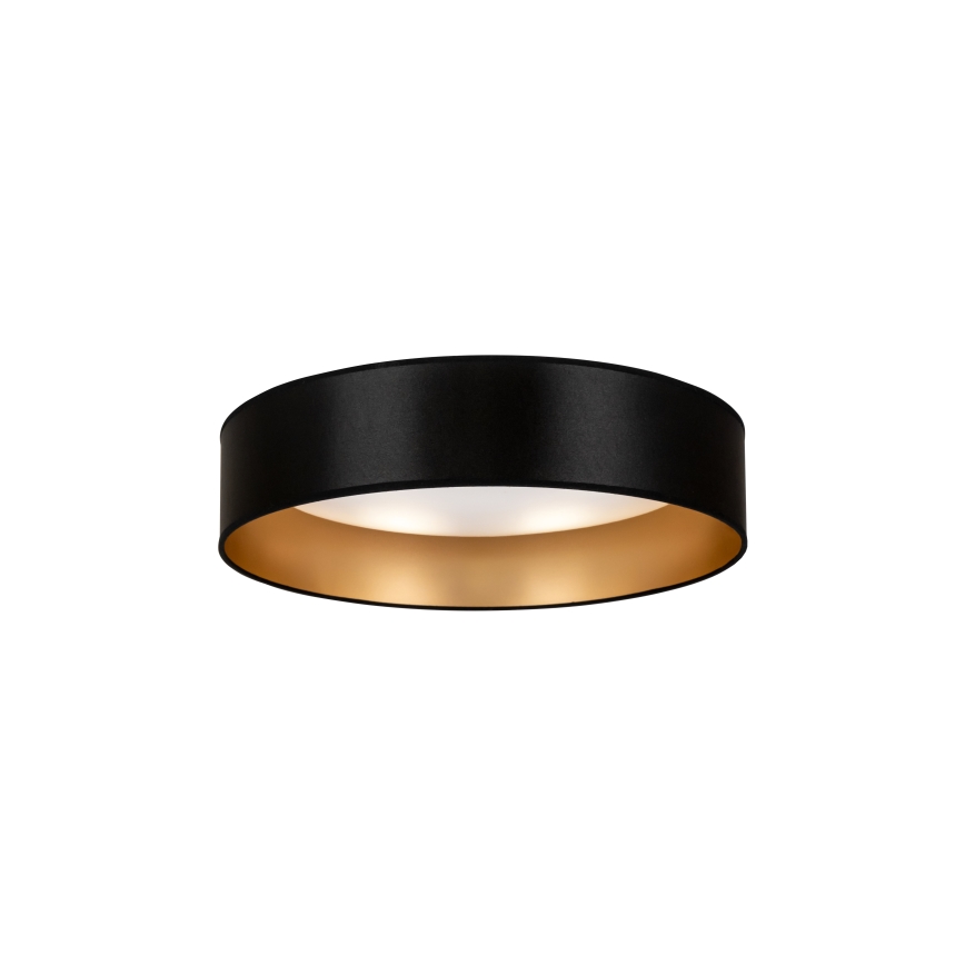 Duolla - LED Laevalgusti ROLLER LED/24W/230V d. 45 cm must/kuldne