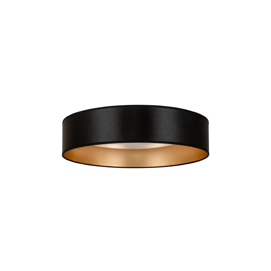 Duolla - LED Laevalgusti ROLLER LED/24W/230V d. 45 cm must/kuldne