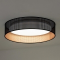 Duolla - LED Laevalgusti ROLLER LED/24W/230V d. 45 cm must/vask