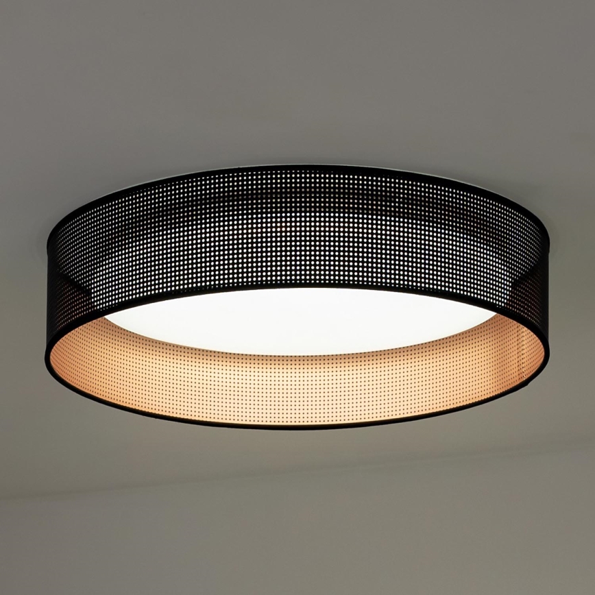 Duolla - LED Laevalgusti ROLLER LED/24W/230V d. 45 cm must/vask