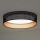 Duolla - LED Laevalgusti ROLLER LED/24W/230V d. 45 cm must/vask