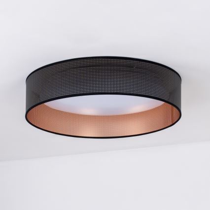 Duolla - LED Laevalgusti ROLLER LED/24W/230V d. 45 cm must/vask