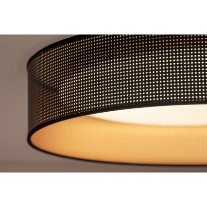 Duolla - LED Laevalgusti ROLLER LED/24W/230V d. 45 cm must/vask