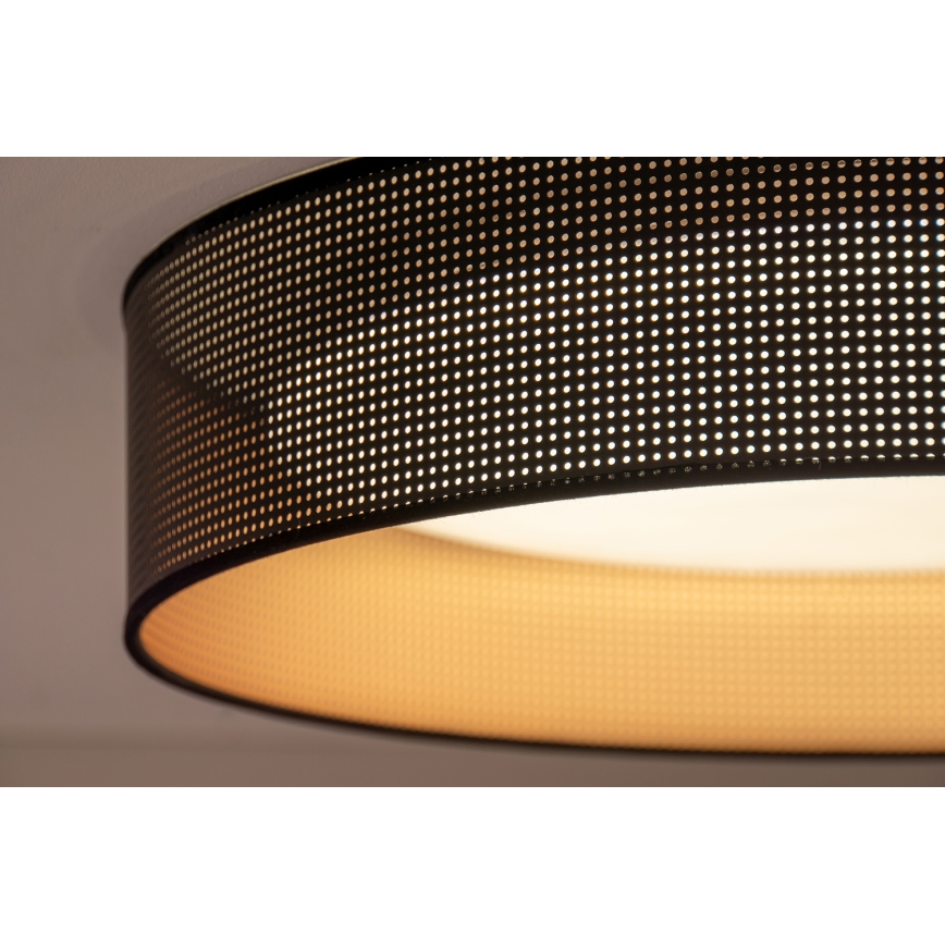 Duolla - LED Laevalgusti ROLLER LED/24W/230V d. 45 cm must/vask