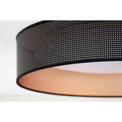 Duolla - LED Laevalgusti ROLLER LED/24W/230V d. 45 cm must/vask