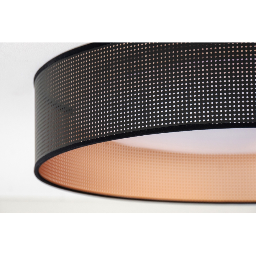 Duolla - LED Laevalgusti ROLLER LED/24W/230V d. 45 cm must/vask