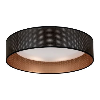 Duolla - LED Laevalgusti ROLLER LED/24W/230V d. 45 cm must/vask