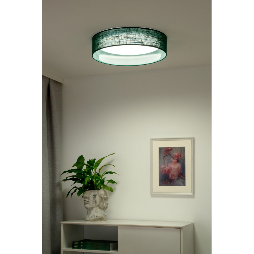 Duolla - LED Laevalgusti ROLLER LED/24W/230V d. 45 cm roheline