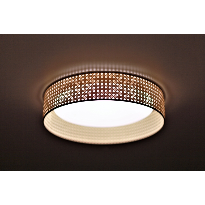 Duolla - LED Laevalgusti ROLLER LED/24W/230V d. 45 cm rotang