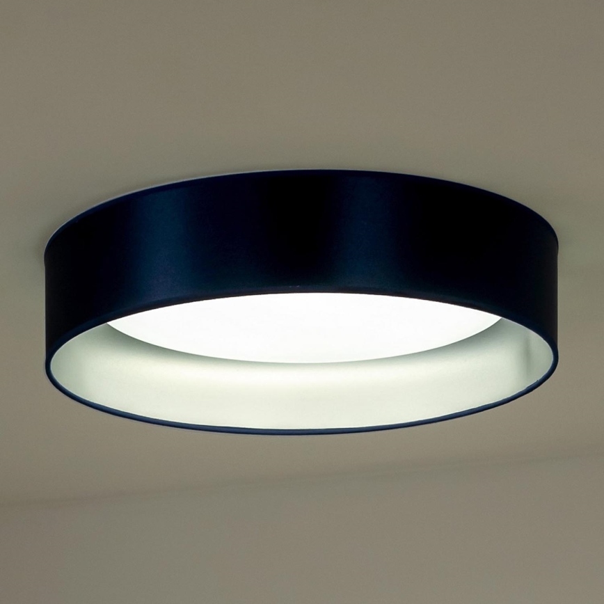 Duolla - LED Laevalgusti ROLLER LED/24W/230V d. 45 cm sinine/hõbedane