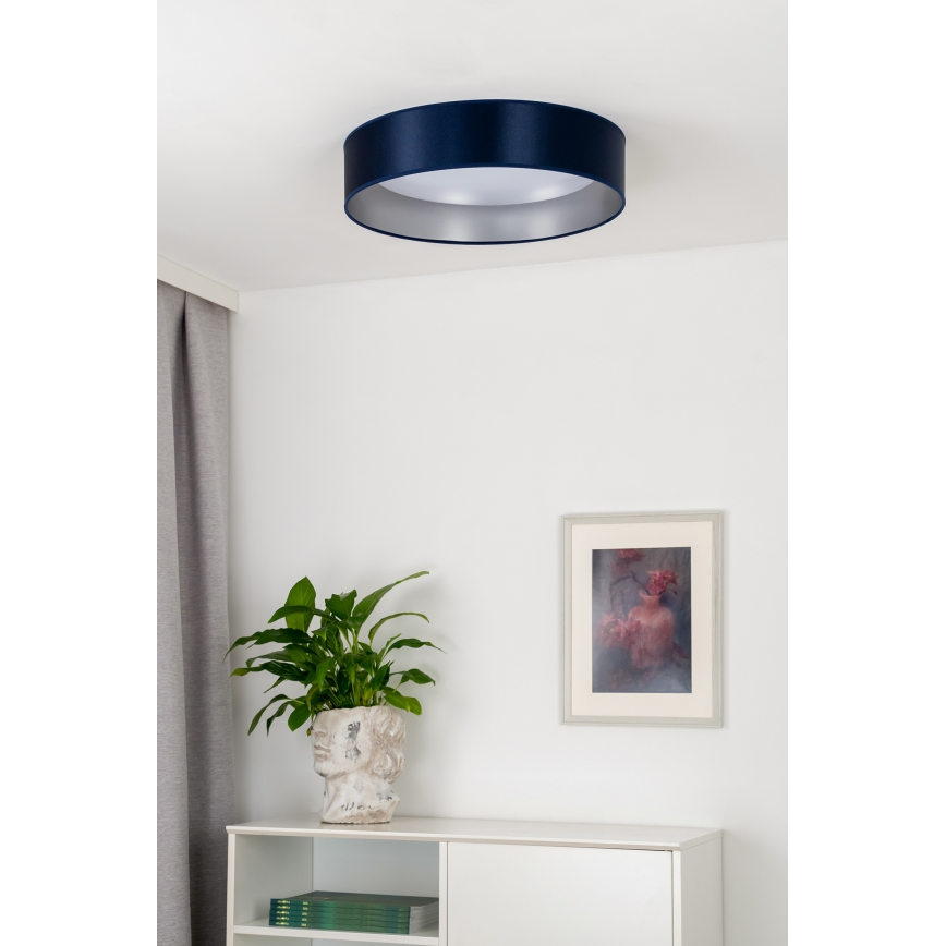Duolla - LED Laevalgusti ROLLER LED/24W/230V d. 45 cm sinine/hõbedane