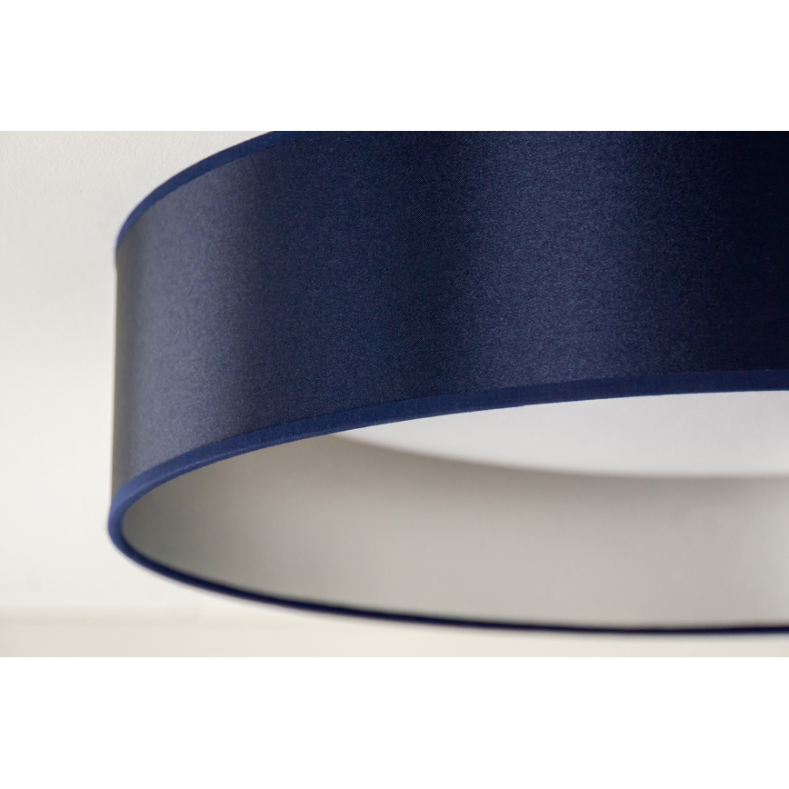Duolla - LED Laevalgusti ROLLER LED/24W/230V d. 45 cm sinine/hõbedane