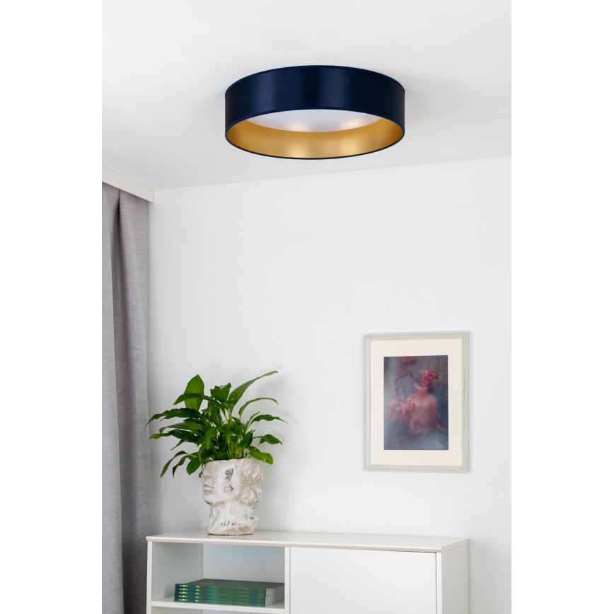 Duolla - LED Laevalgusti ROLLER LED/24W/230V d. 45 cm sinine/kuldne