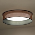 Duolla - LED Laevalgusti ROLLER LED/24W/230V d. 45 cm vask/must