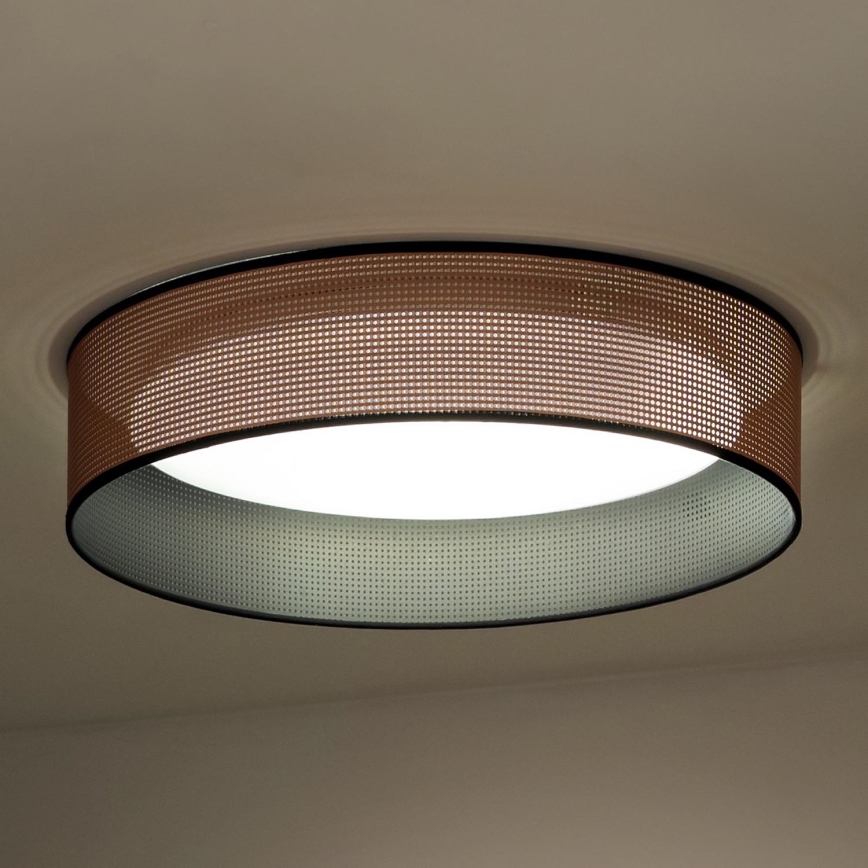 Duolla - LED Laevalgusti ROLLER LED/24W/230V d. 45 cm vask/must