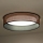 Duolla - LED Laevalgusti ROLLER LED/24W/230V d. 45 cm vask/must