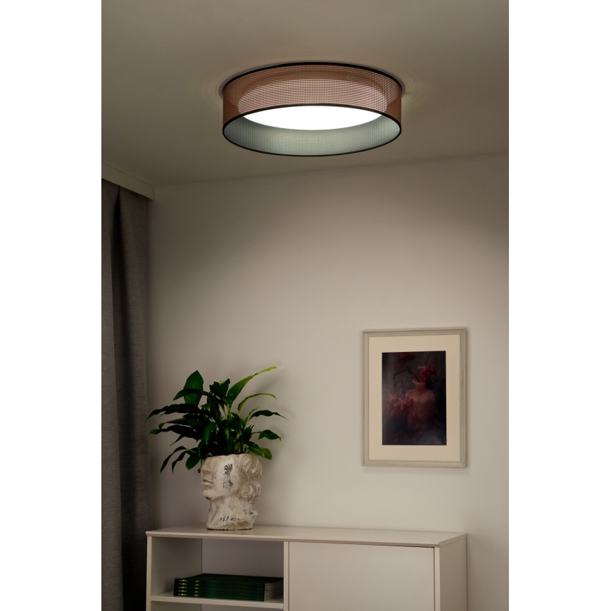 Duolla - LED Laevalgusti ROLLER LED/24W/230V d. 45 cm vask/must