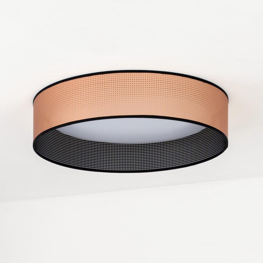 Duolla - LED Laevalgusti ROLLER LED/24W/230V d. 45 cm vask/must