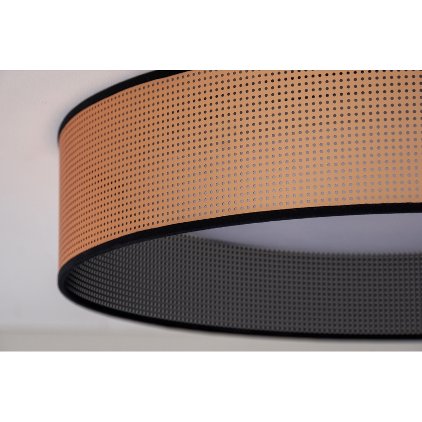 Duolla - LED Laevalgusti ROLLER LED/24W/230V d. 45 cm vask/must