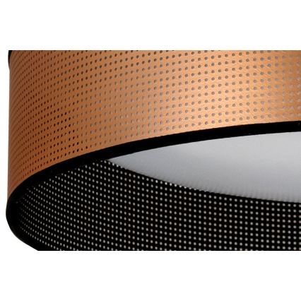 Duolla - LED Laevalgusti ROLLER LED/24W/230V d. 45 cm vask/must