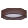 Duolla - LED Laevalgusti ROLLER LED/24W/230V tume d. 45 cm pruun