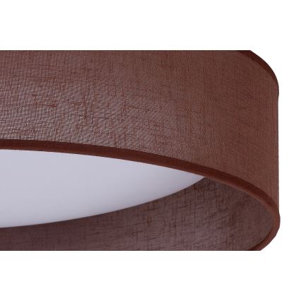 Duolla - LED Laevalgusti ROLLER LED/24W/230V tume d. 45 cm pruun