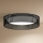 Duolla - LED Laevalgusti ROLLER RATTAN LED/24W/230V d. 45 cm must