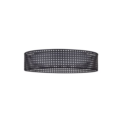 Duolla - LED Laevalgusti ROLLER RATTAN LED/24W/230V d. 45 cm must