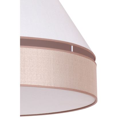 Duolla - Lühter AVIGNON 1xE27/15W/230V d. 60 cm valge/beež