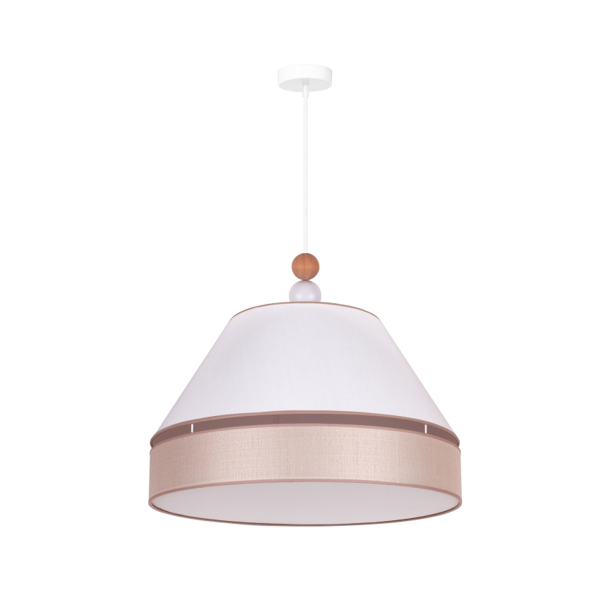 Duolla - Lühter AVIGNON 1xE27/15W/230V d. 60 cm valge/beež