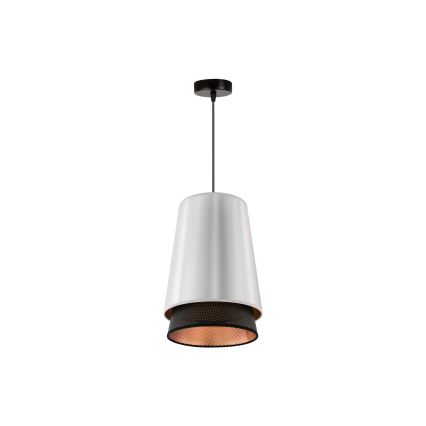 Duolla - Lühter BELL SHINY 1xE27/15W/230V d. 25 cm hõbedane/must