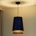 Duolla - Lühter BELL SHINY 1xE27/15W/230V d. 25 cm sinine/vask