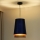 Duolla - Lühter BELL SHINY 1xE27/15W/230V d. 25 cm sinine/vask