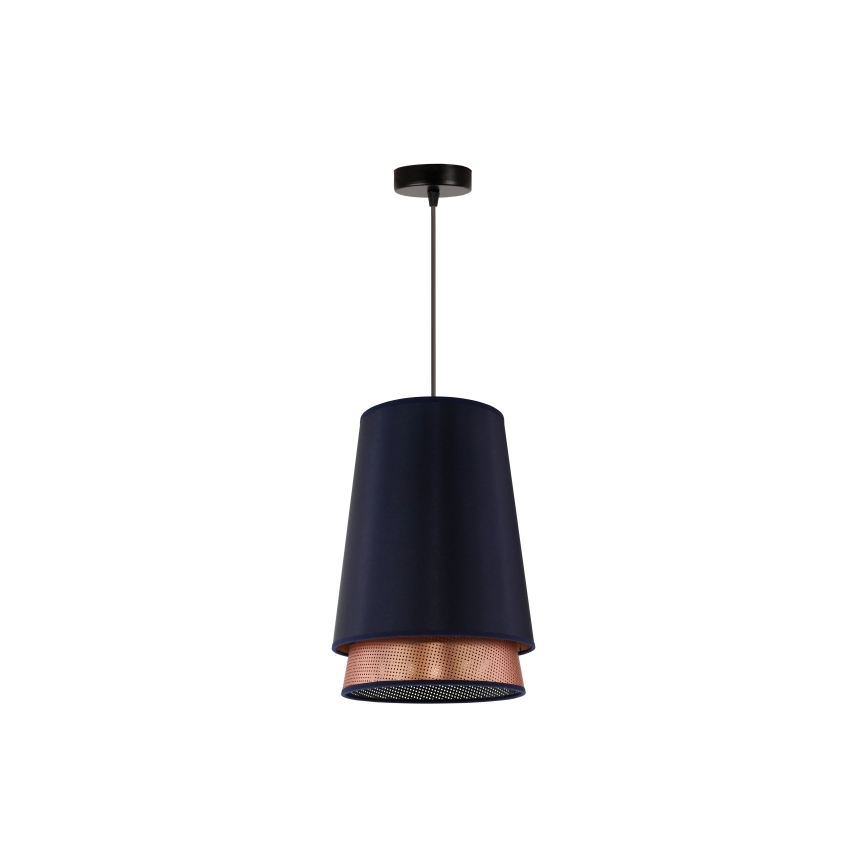 Duolla - Lühter BELL SHINY 1xE27/15W/230V d. 25 cm sinine/vask