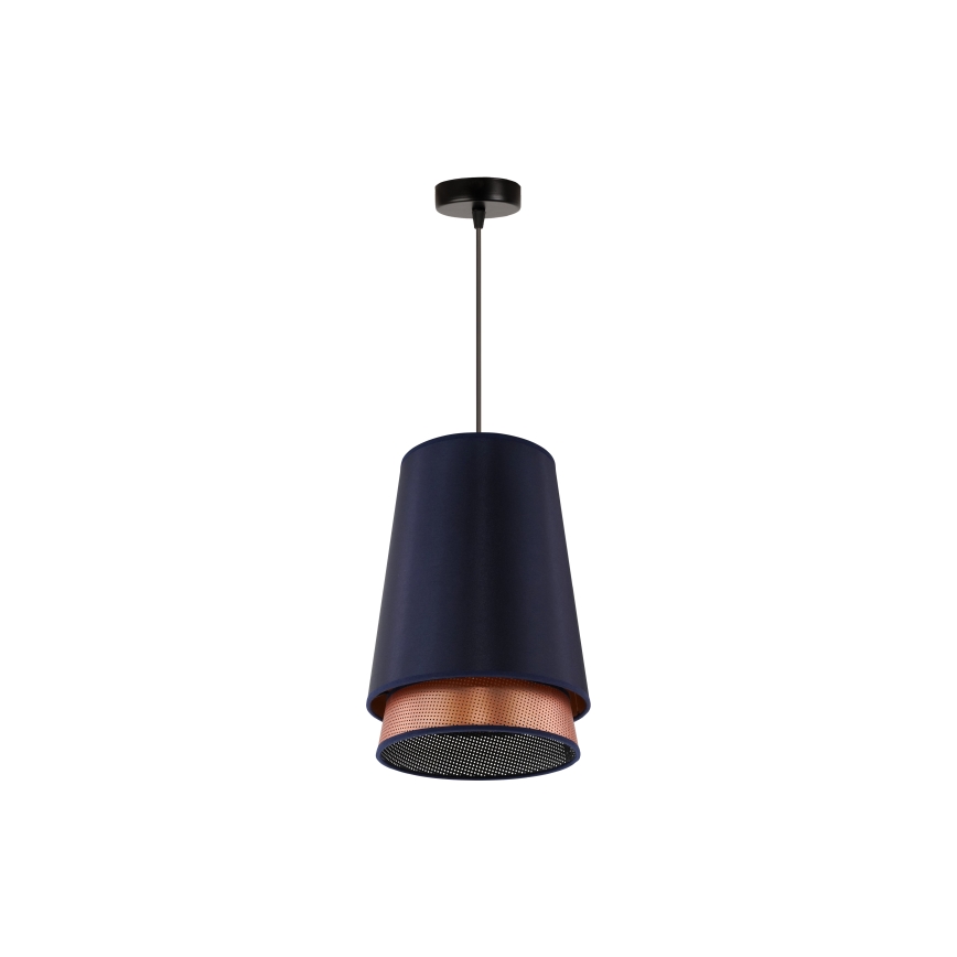 Duolla - Lühter BELL SHINY 1xE27/15W/230V d. 25 cm sinine/vask